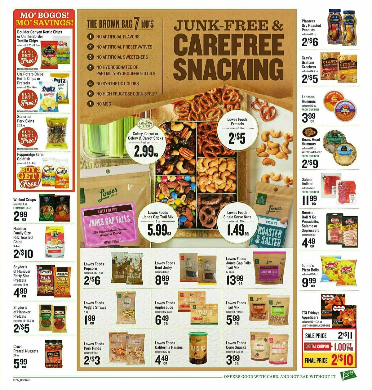 Lowes Foods Weekly Ad from August 6