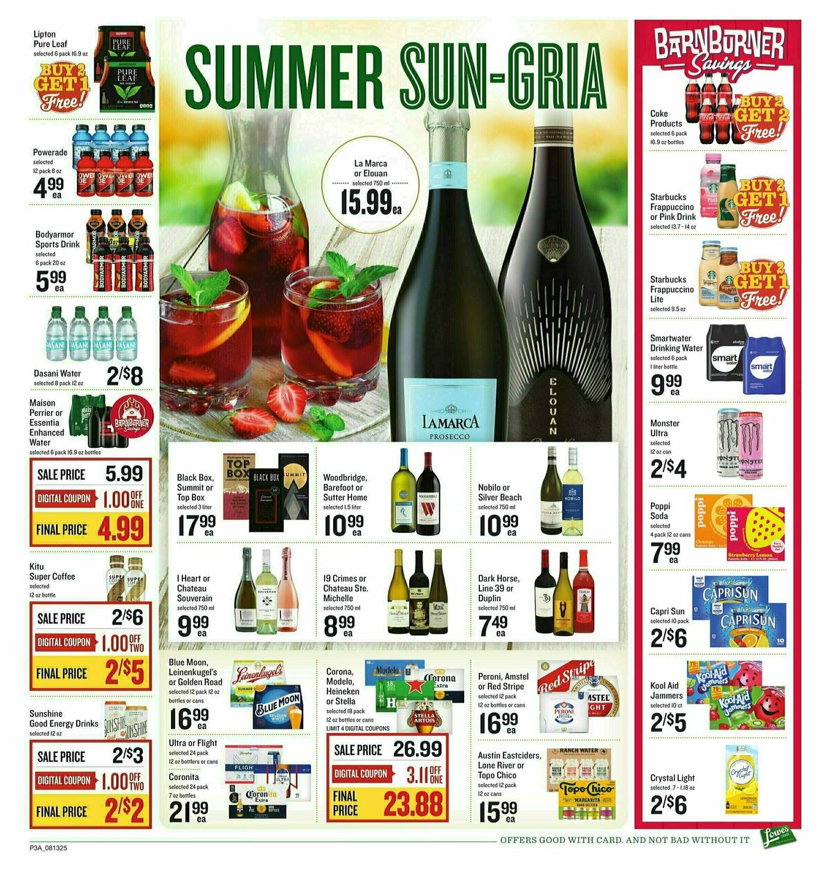 Lowes Foods Weekly Ad from August 13