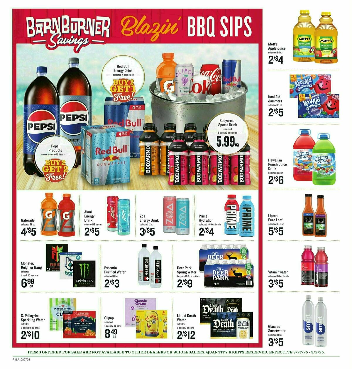 Lowes Foods Weekly Ad from August 27