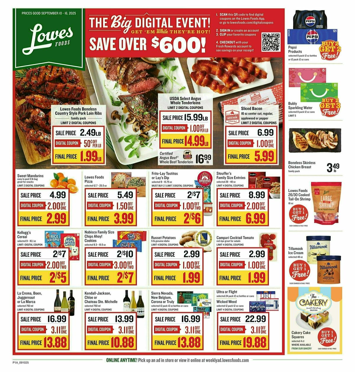 Lowes Foods Weekly Ad from September 10