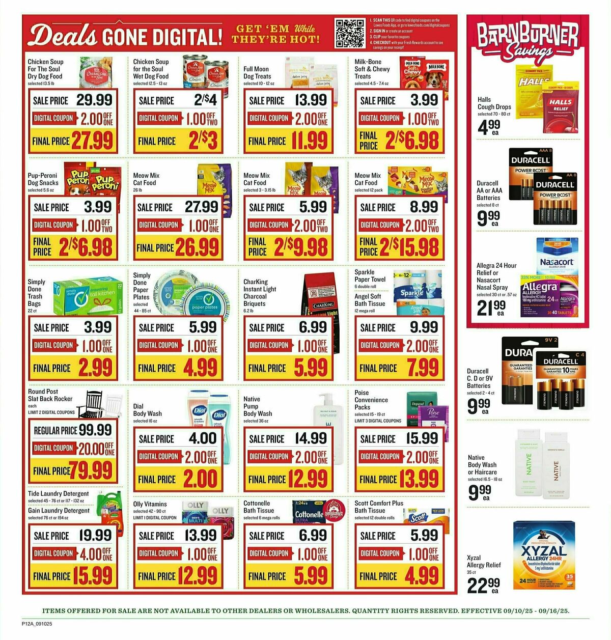 Lowes Foods Weekly Ad from September 10