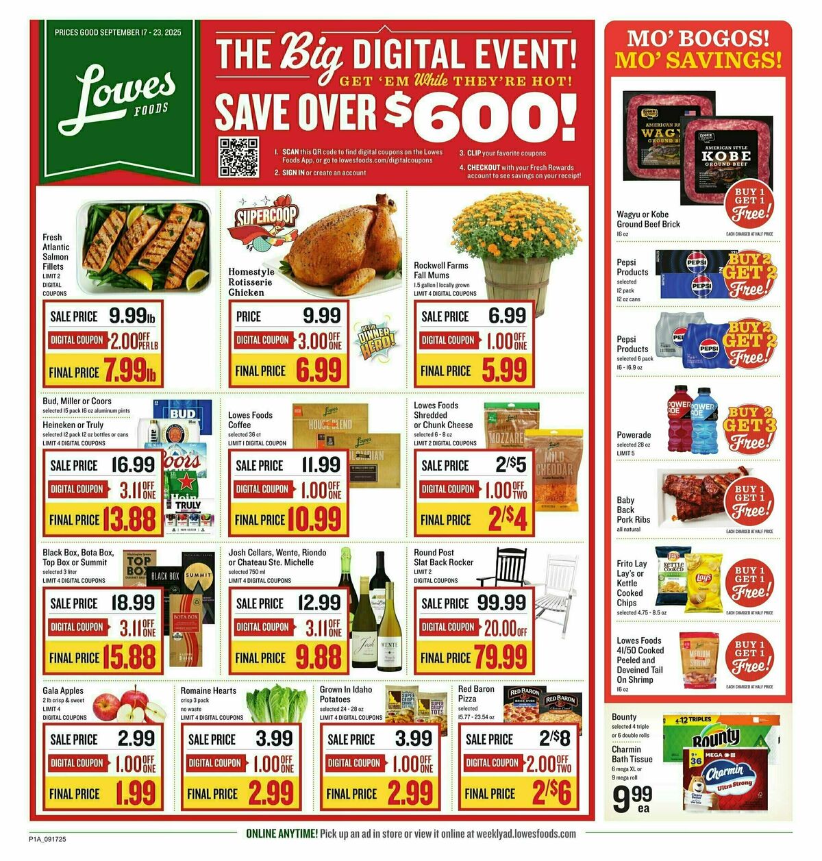 Lowes Foods Weekly Ad from September 17