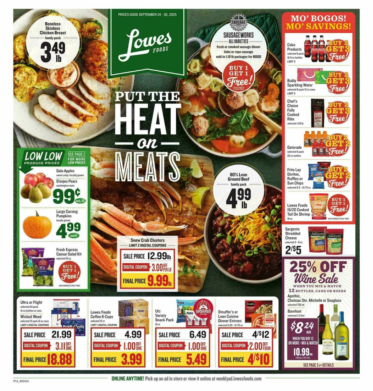 Lowes Foods Weekly Ad from September 24