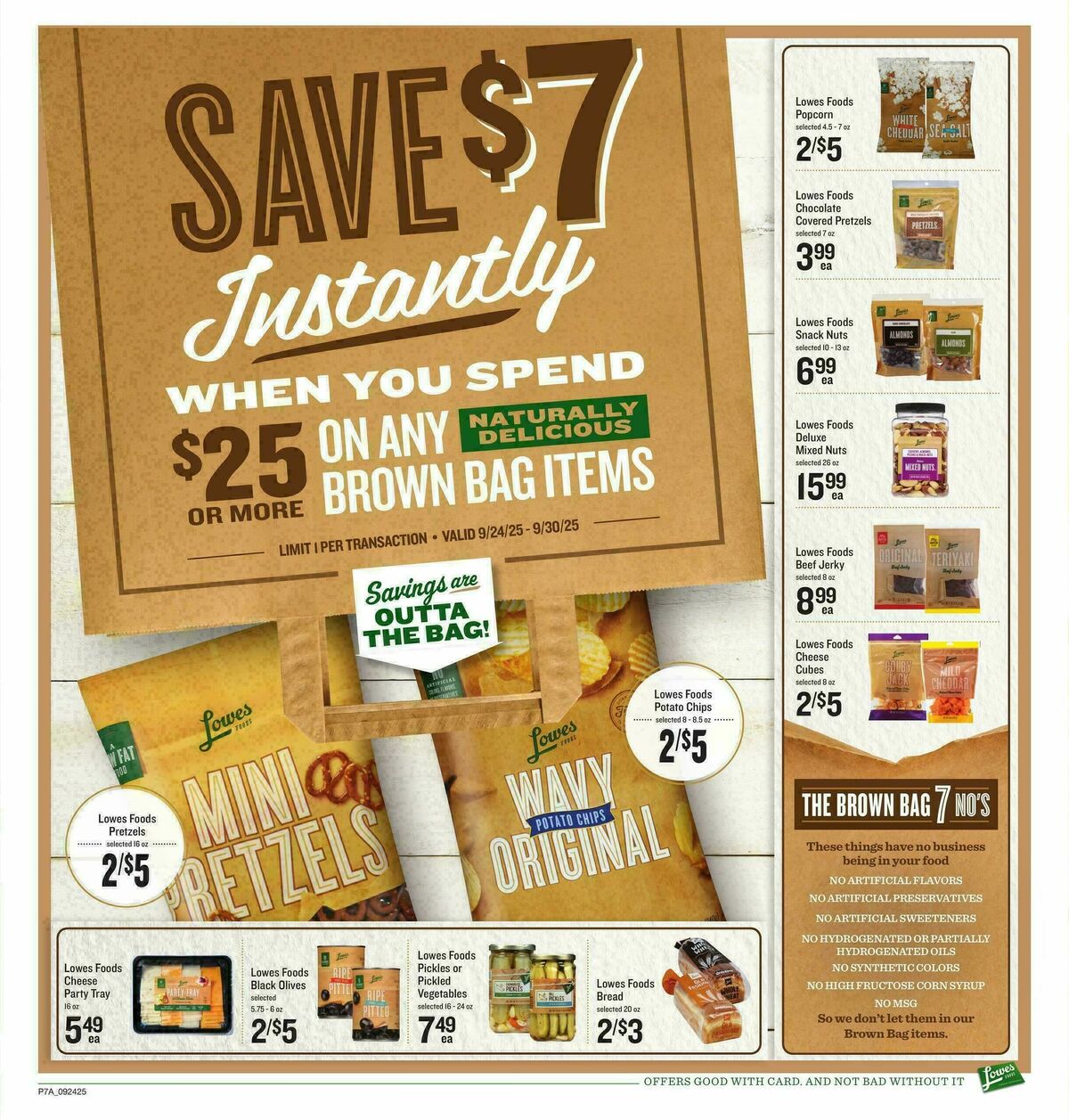 Lowes Foods Weekly Ad from September 24