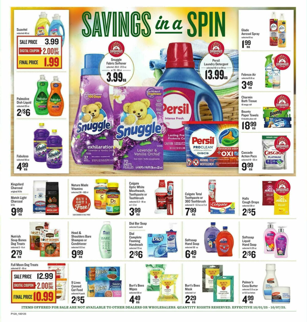 Lowes Foods Weekly Ad from October 1