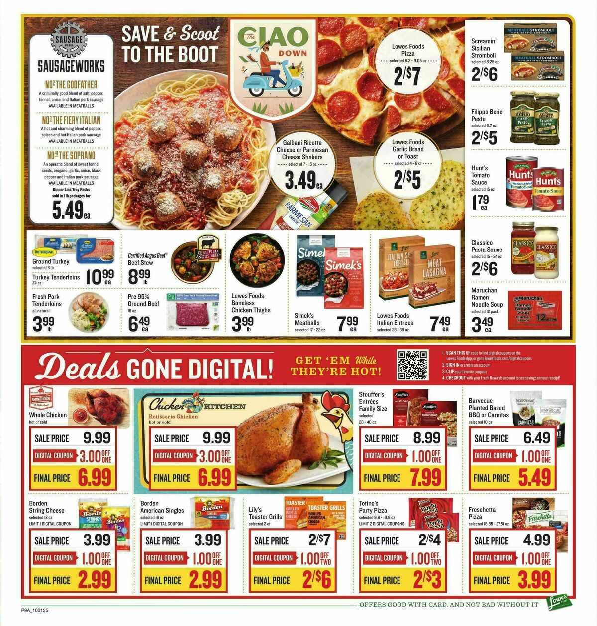Lowes Foods Weekly Ad from October 1