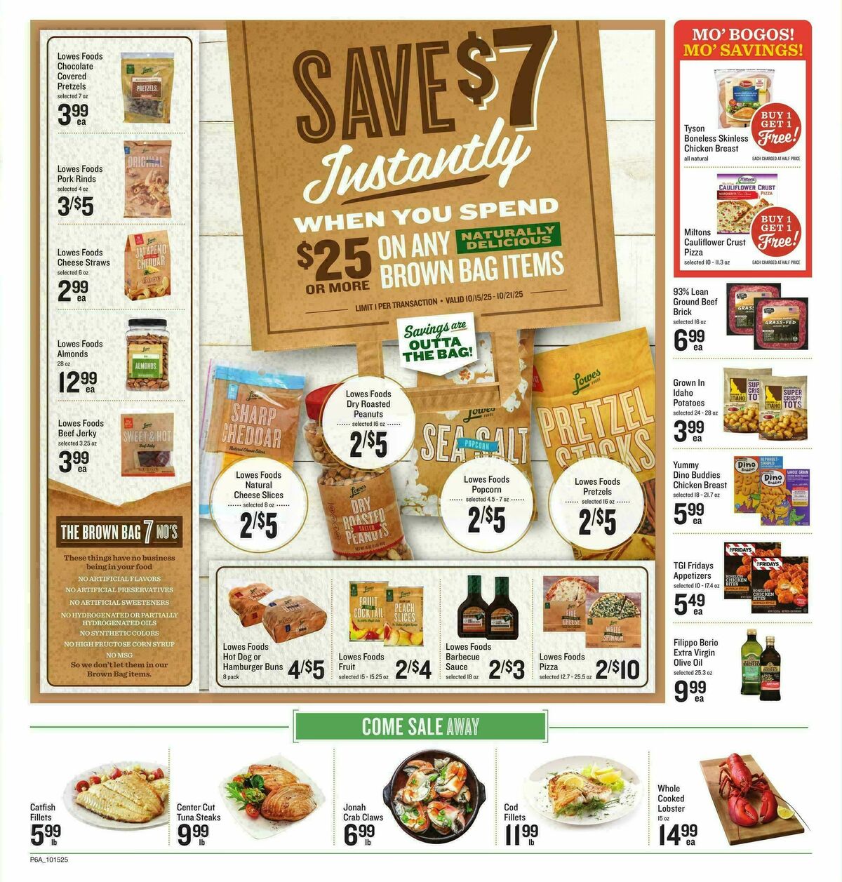 Lowes Foods Weekly Ad from October 15