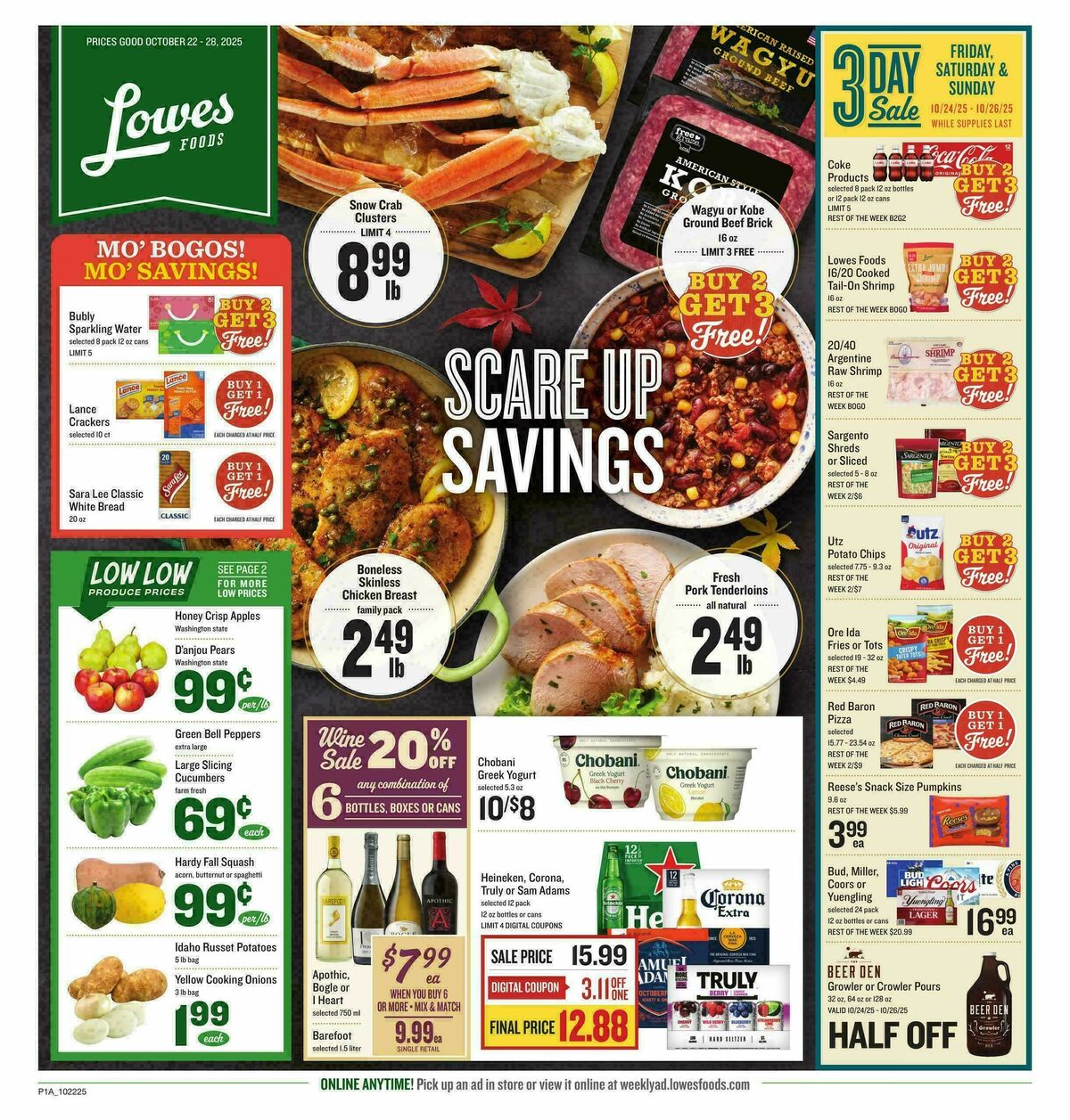 Lowes Foods Weekly Ad from October 22