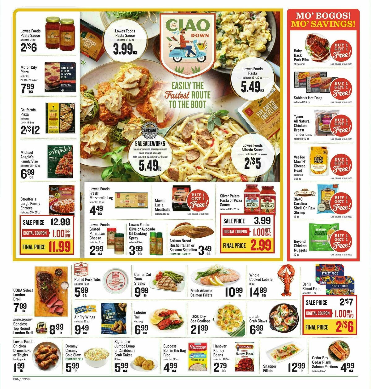 Lowes Foods Weekly Ad from October 22