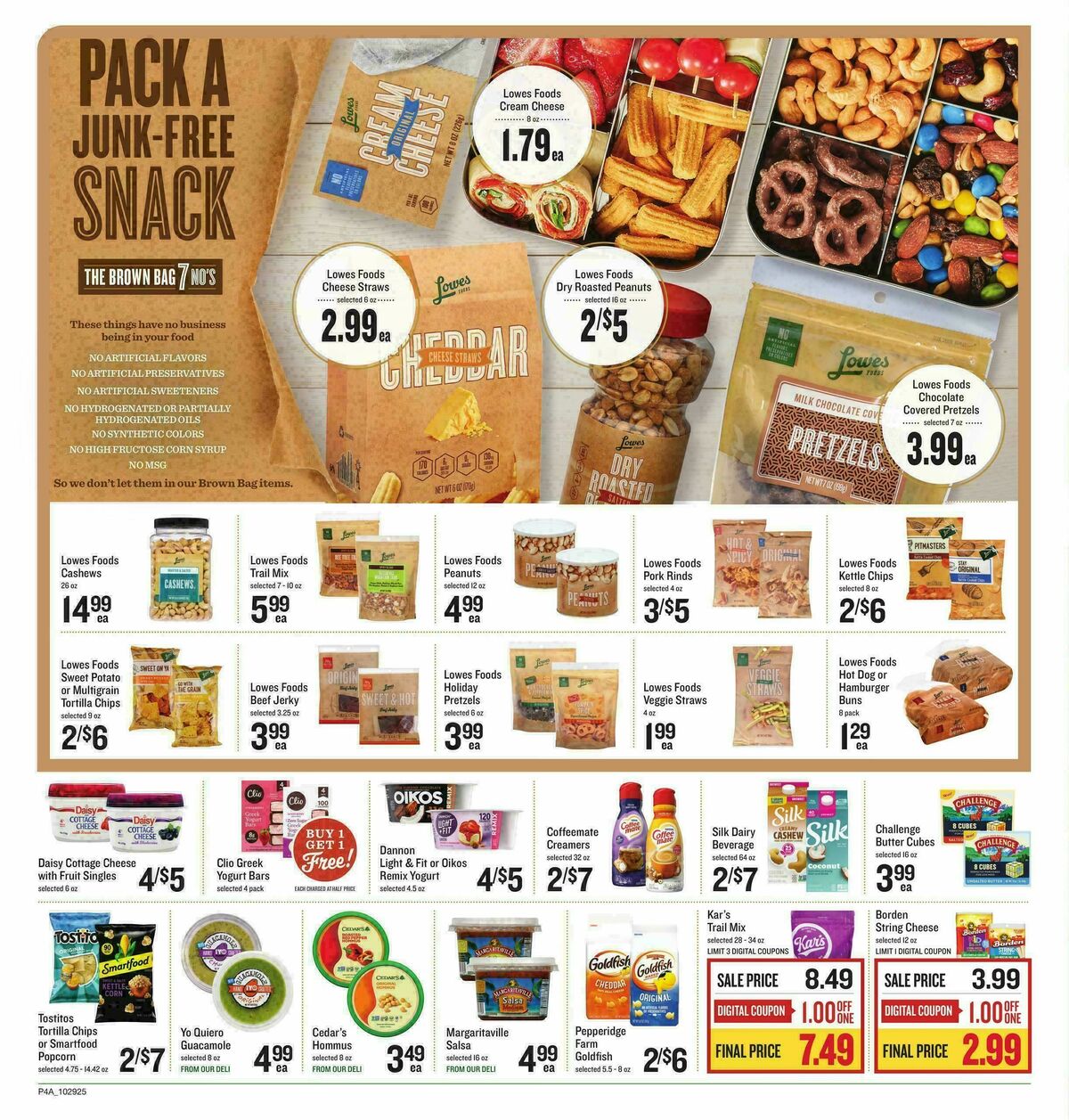 Lowes Foods Weekly Ad from October 29