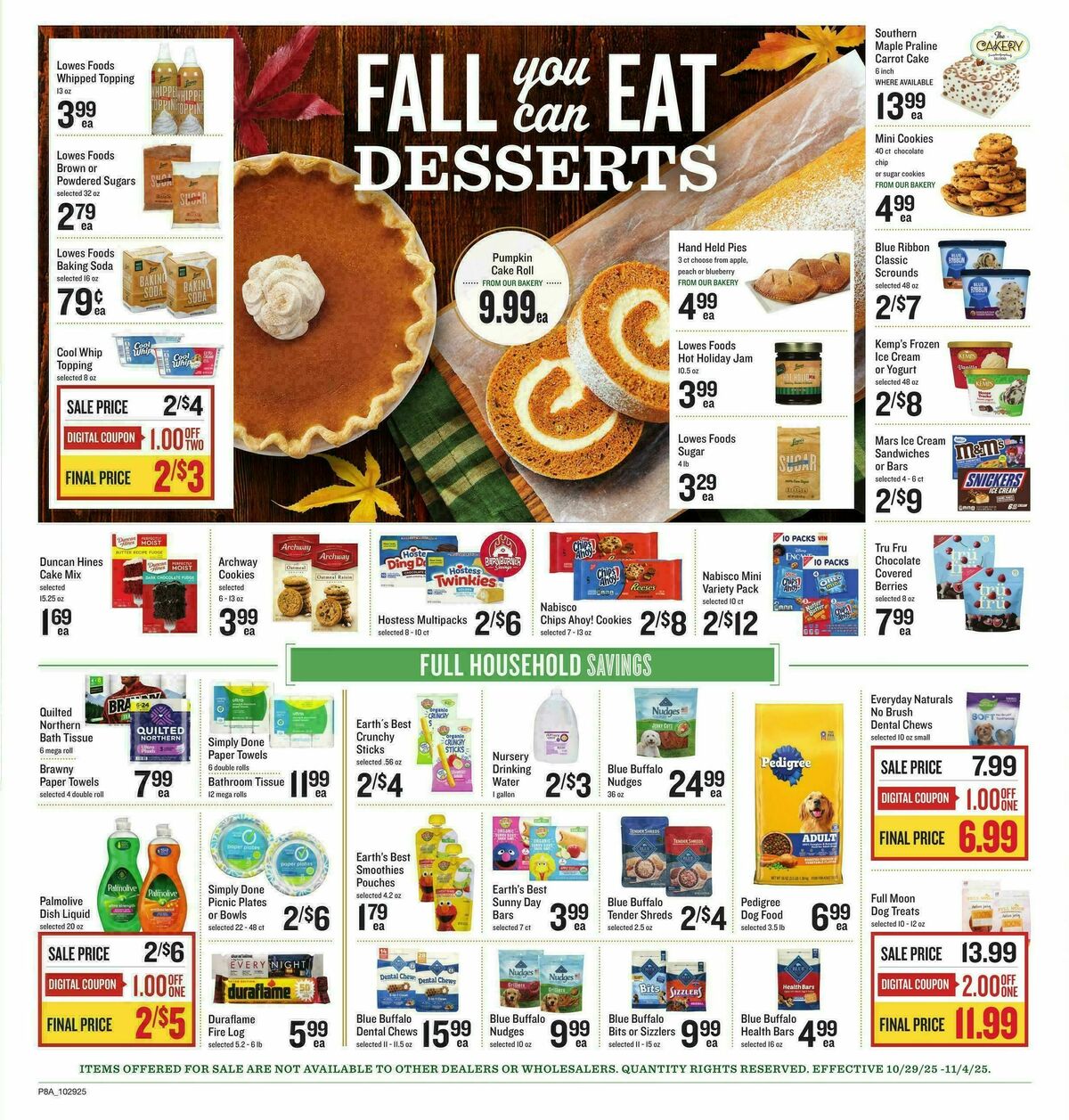 Lowes Foods Weekly Ad from October 29
