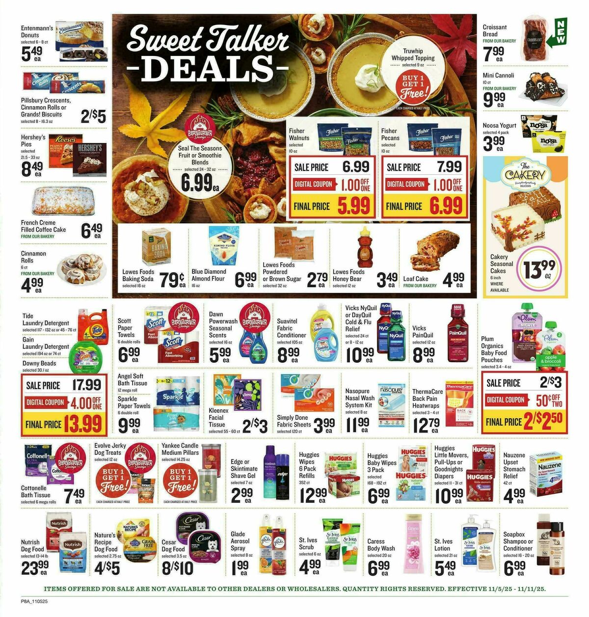Lowes Foods Weekly Ad from November 5