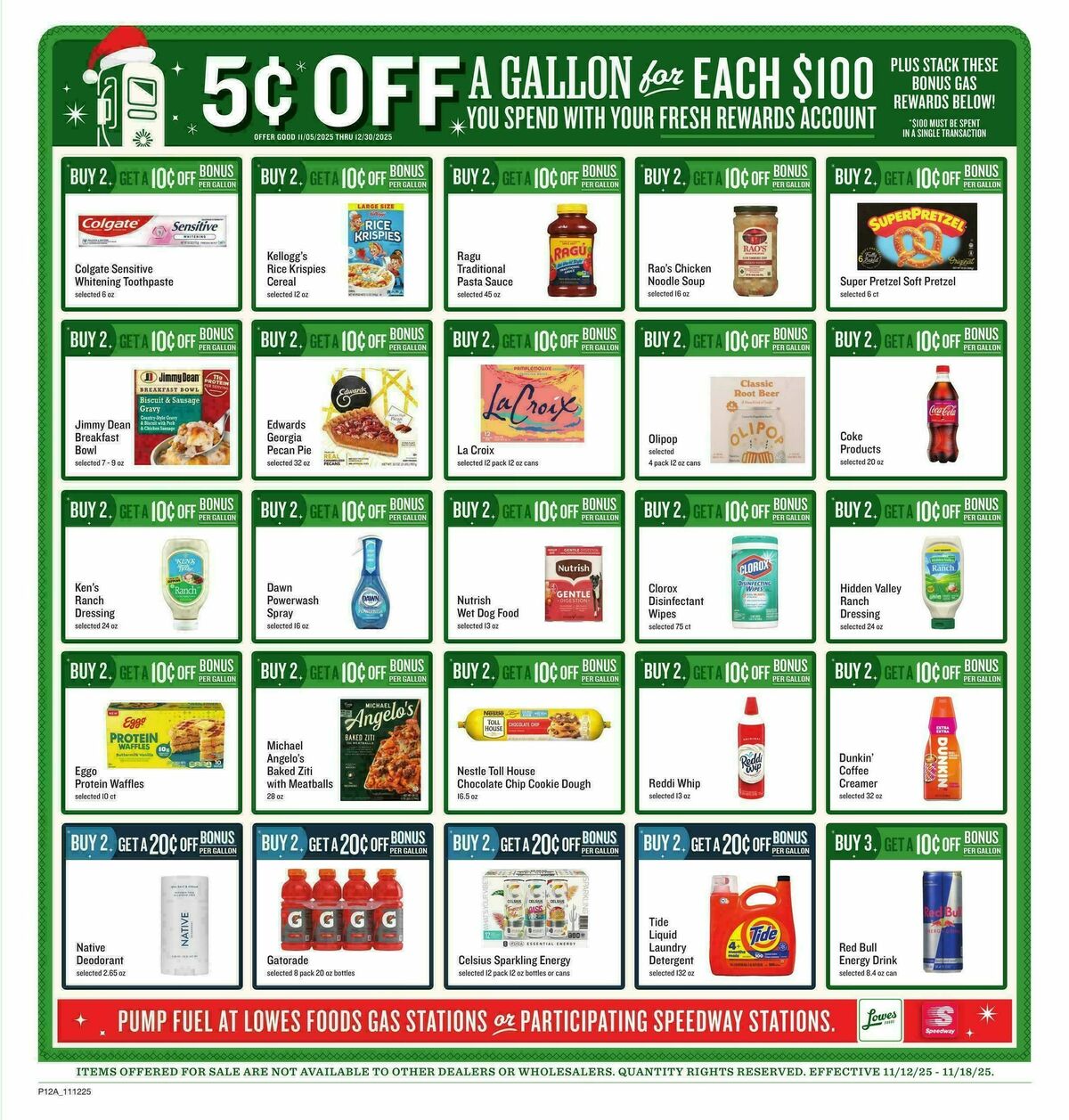 Lowes Foods Weekly Ad from November 12