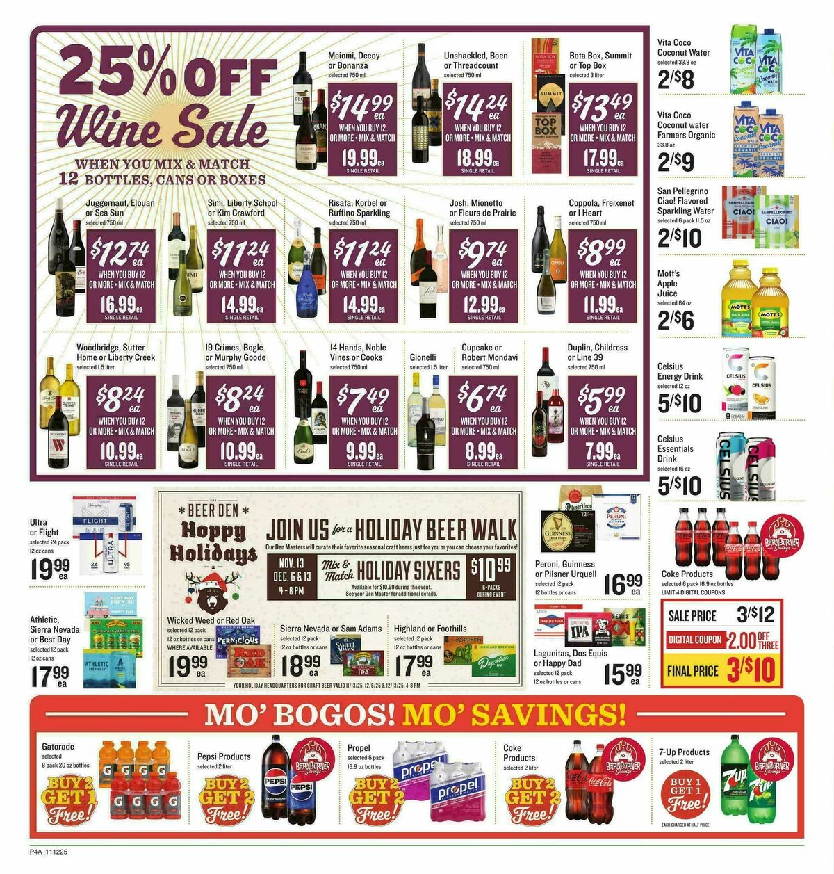 Lowes Foods Weekly Ad from November 12