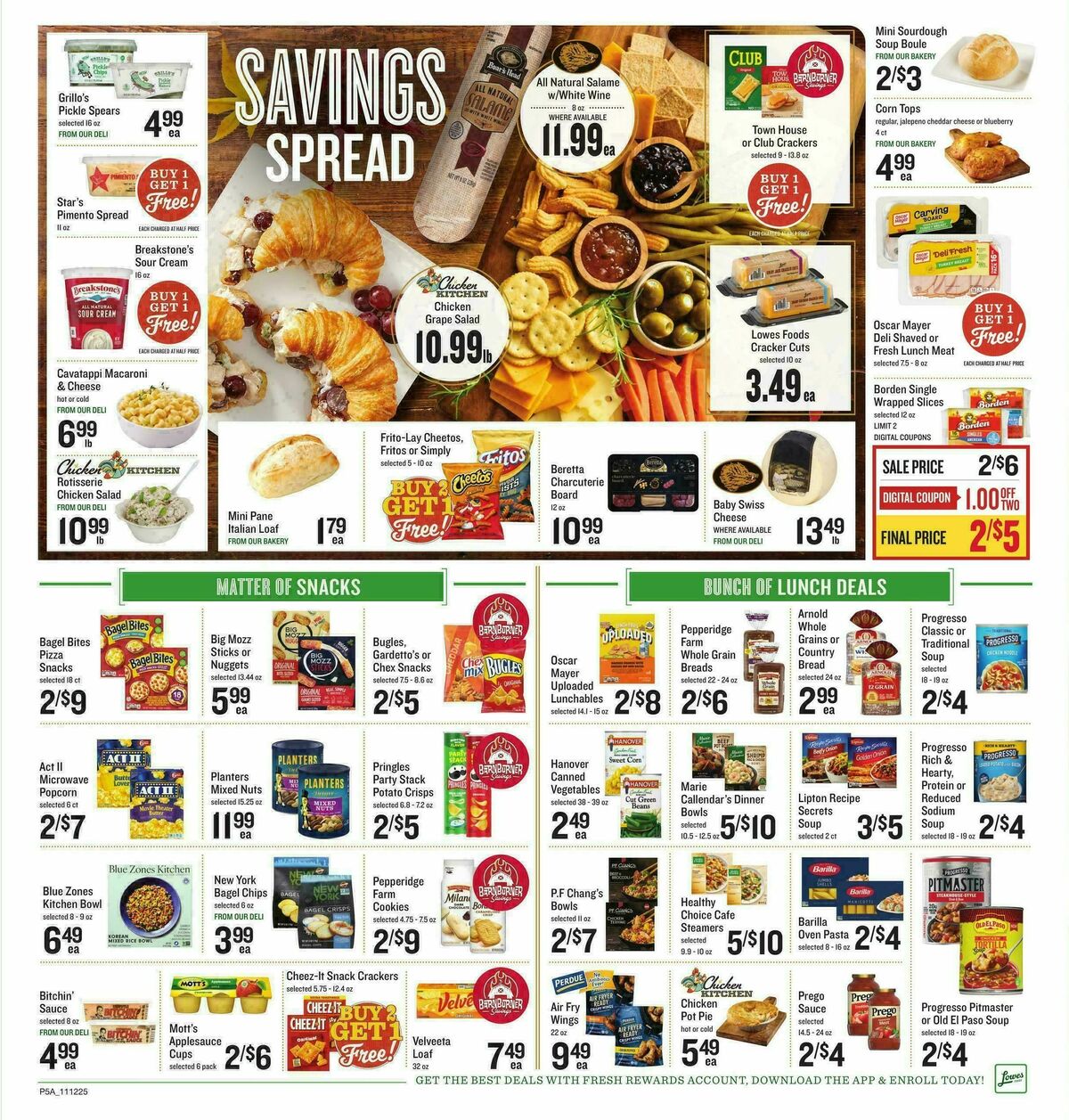 Lowes Foods Weekly Ad from November 12