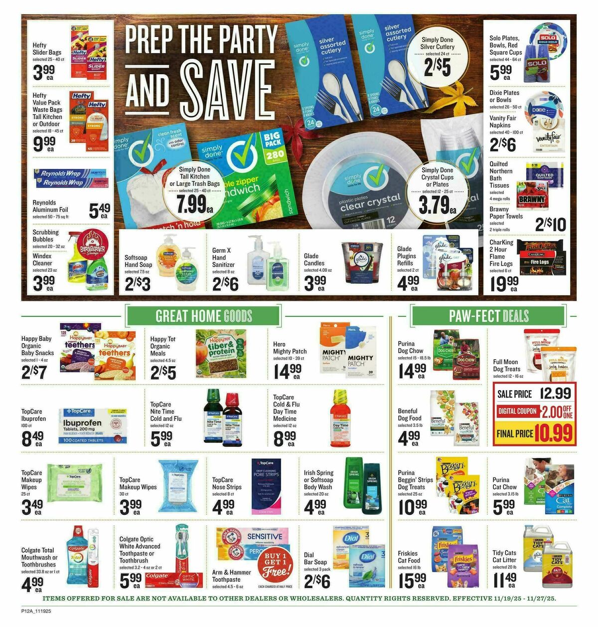 Lowes Foods Weekly Ad from November 19
