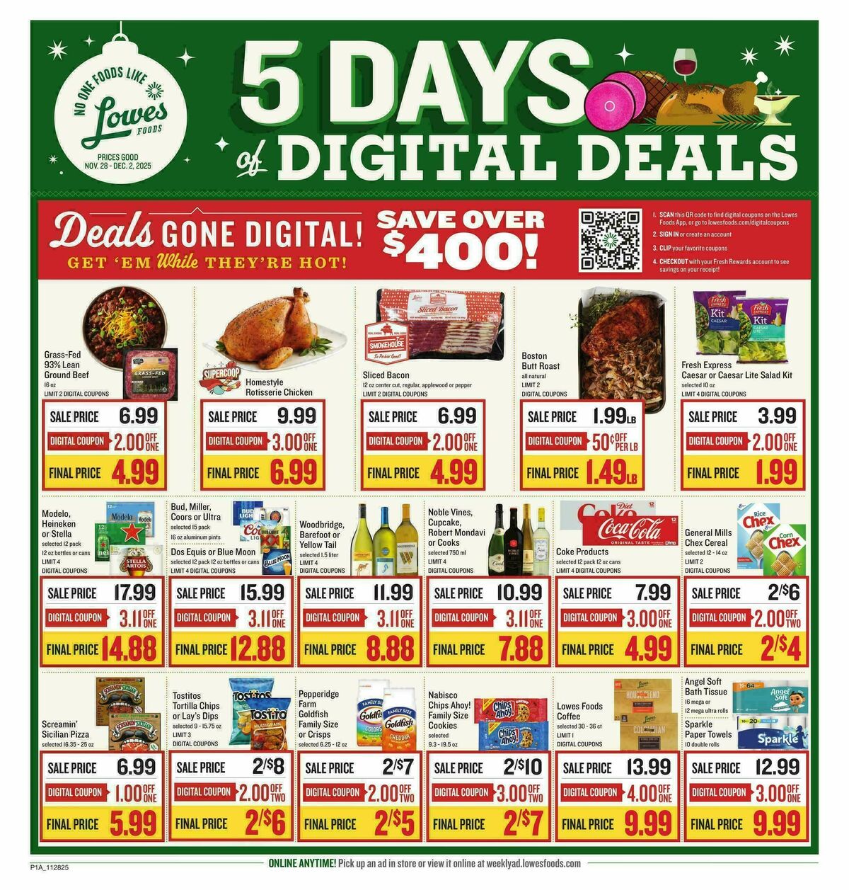 Lowes Foods Weekly Ad from November 28