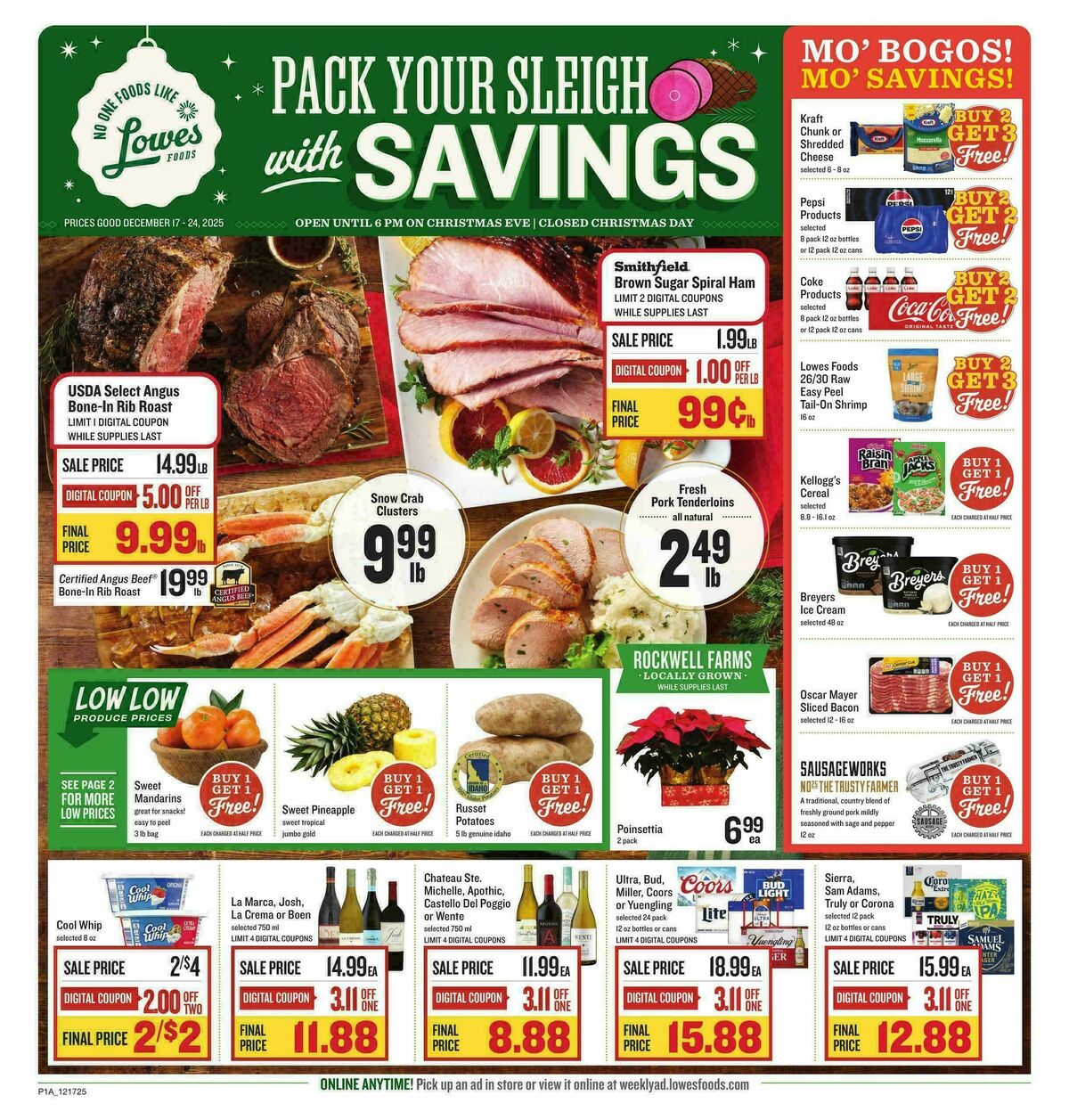 Lowes Foods Weekly Ad from December 17
