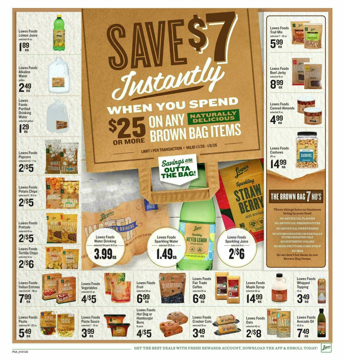 Lowes Foods Weekly Ad from January 1