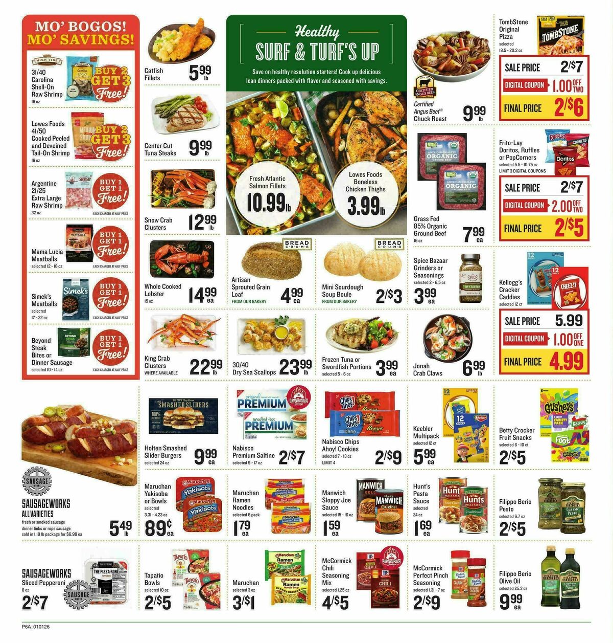 Lowes Foods Weekly Ad from January 1