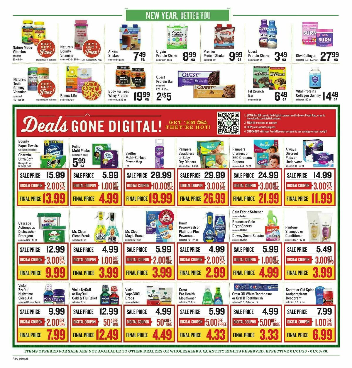 Lowes Foods Weekly Ad from January 1