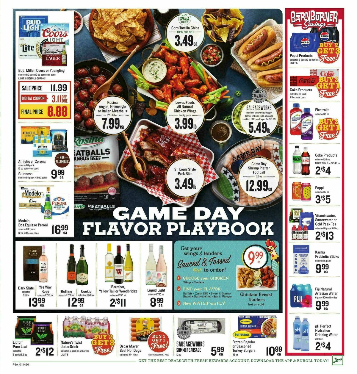 Lowes Foods Weekly Ad from January 14