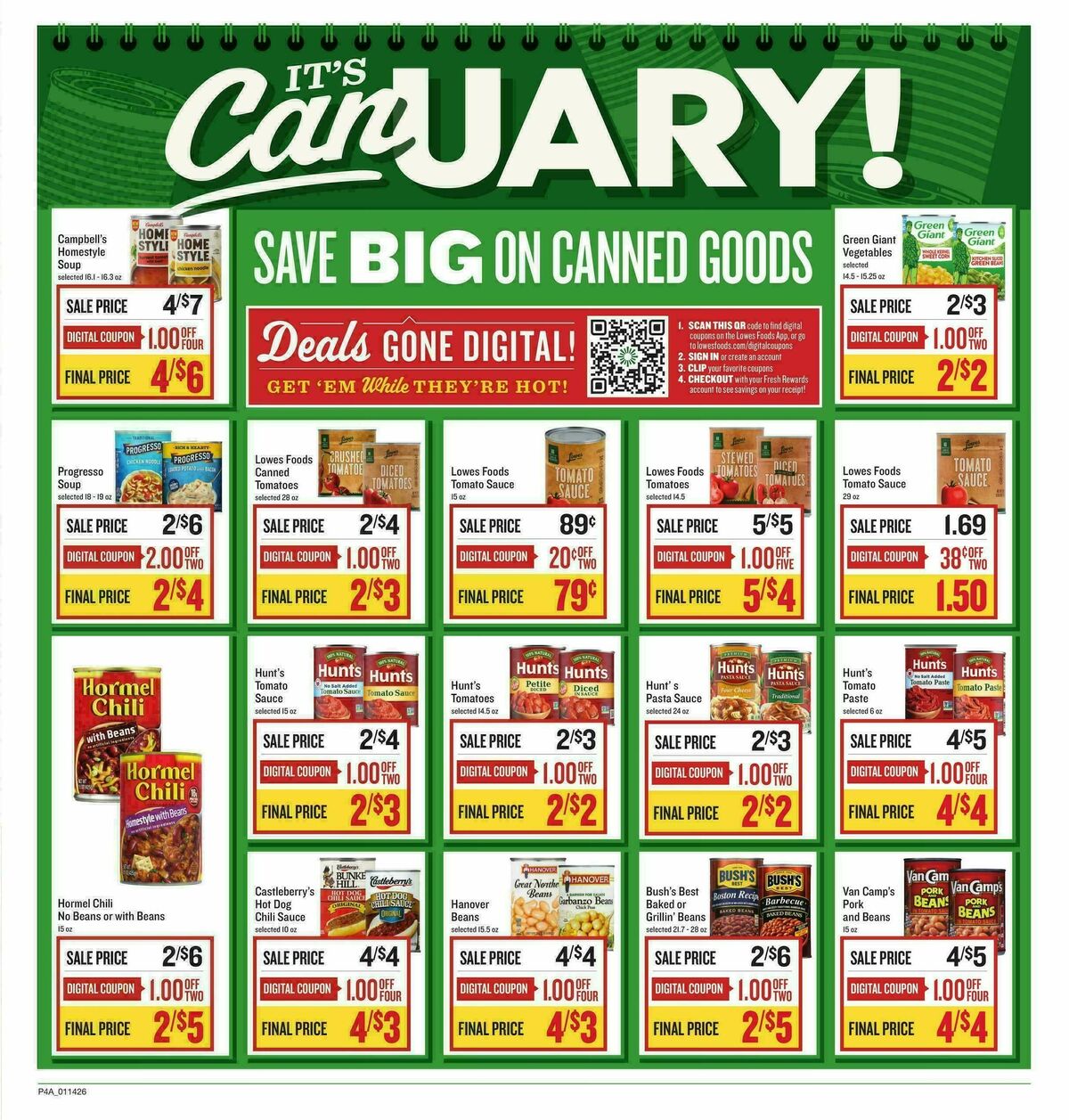 Lowes Foods Weekly Ad from January 14