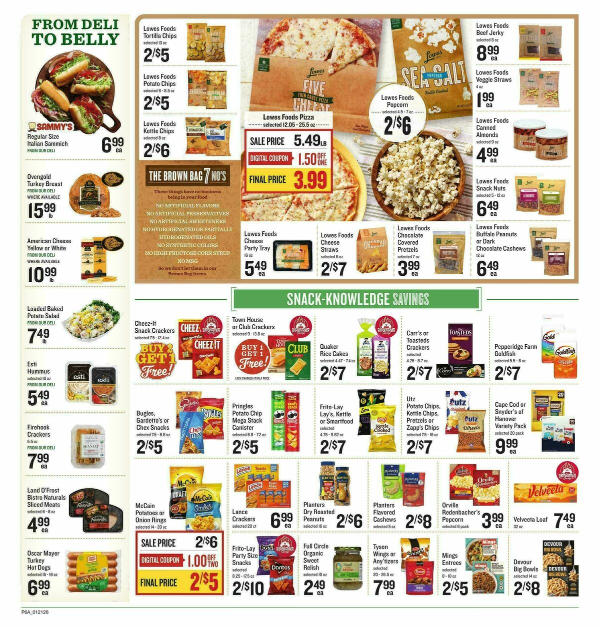 Lowes Foods Weekly Ad from January 21