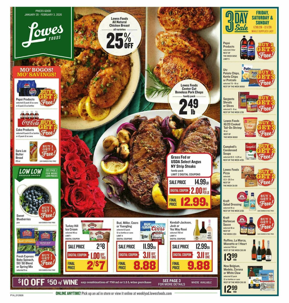 Lowes Foods Weekly Ad from January 28