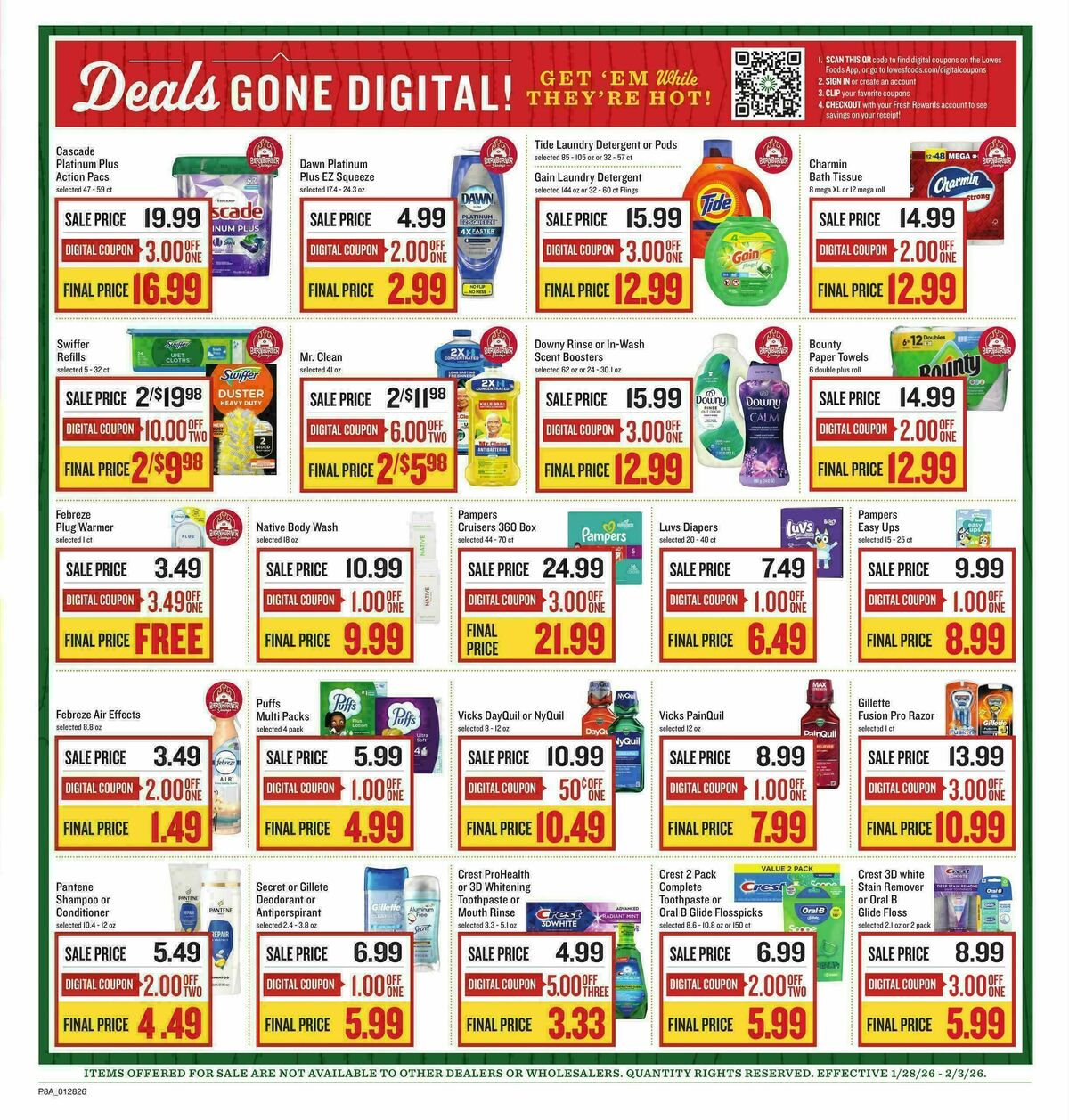 Lowes Foods Weekly Ad from January 28