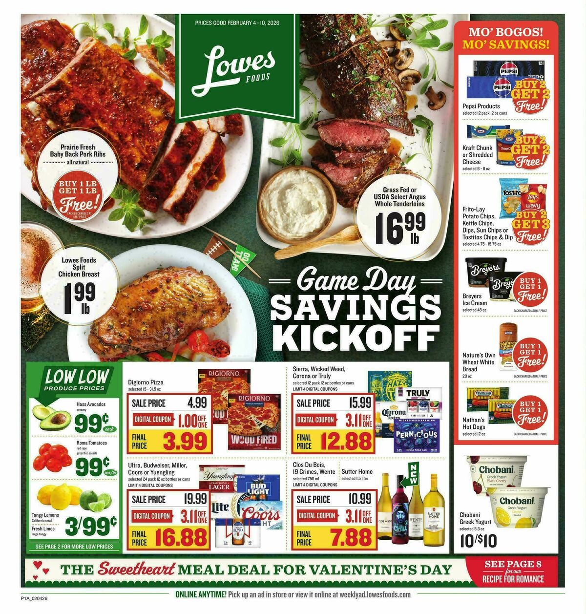 Lowes Foods Weekly Ad from February 4