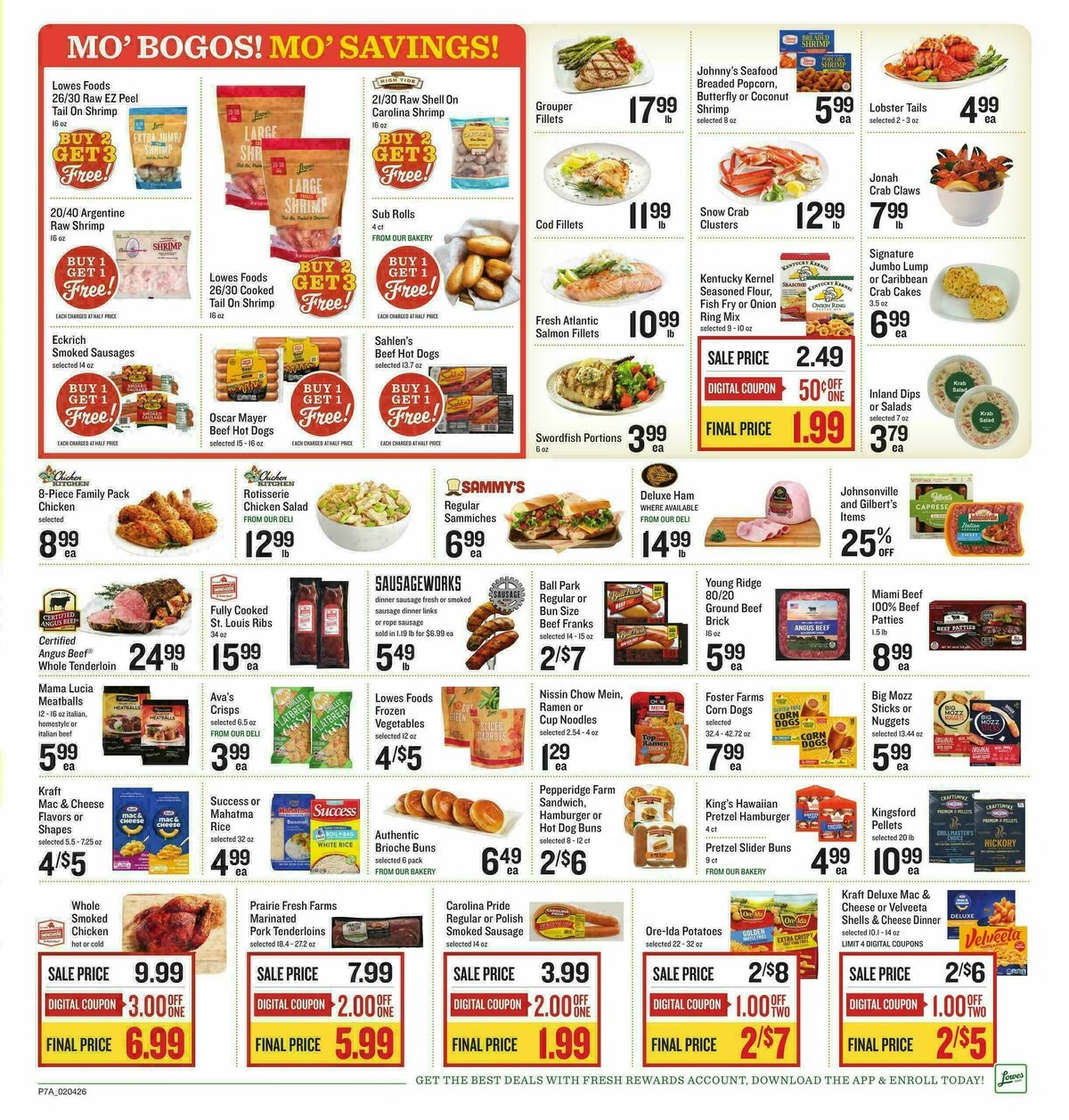 Lowes Foods Weekly Ad from February 4