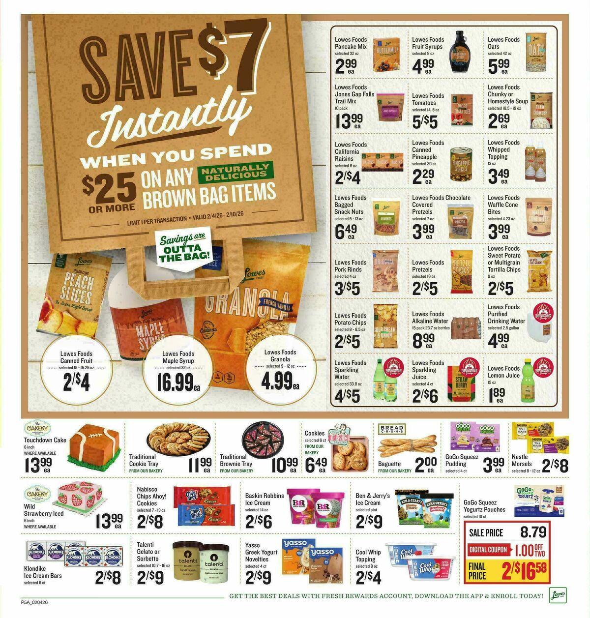 Lowes Foods Weekly Ad from February 4
