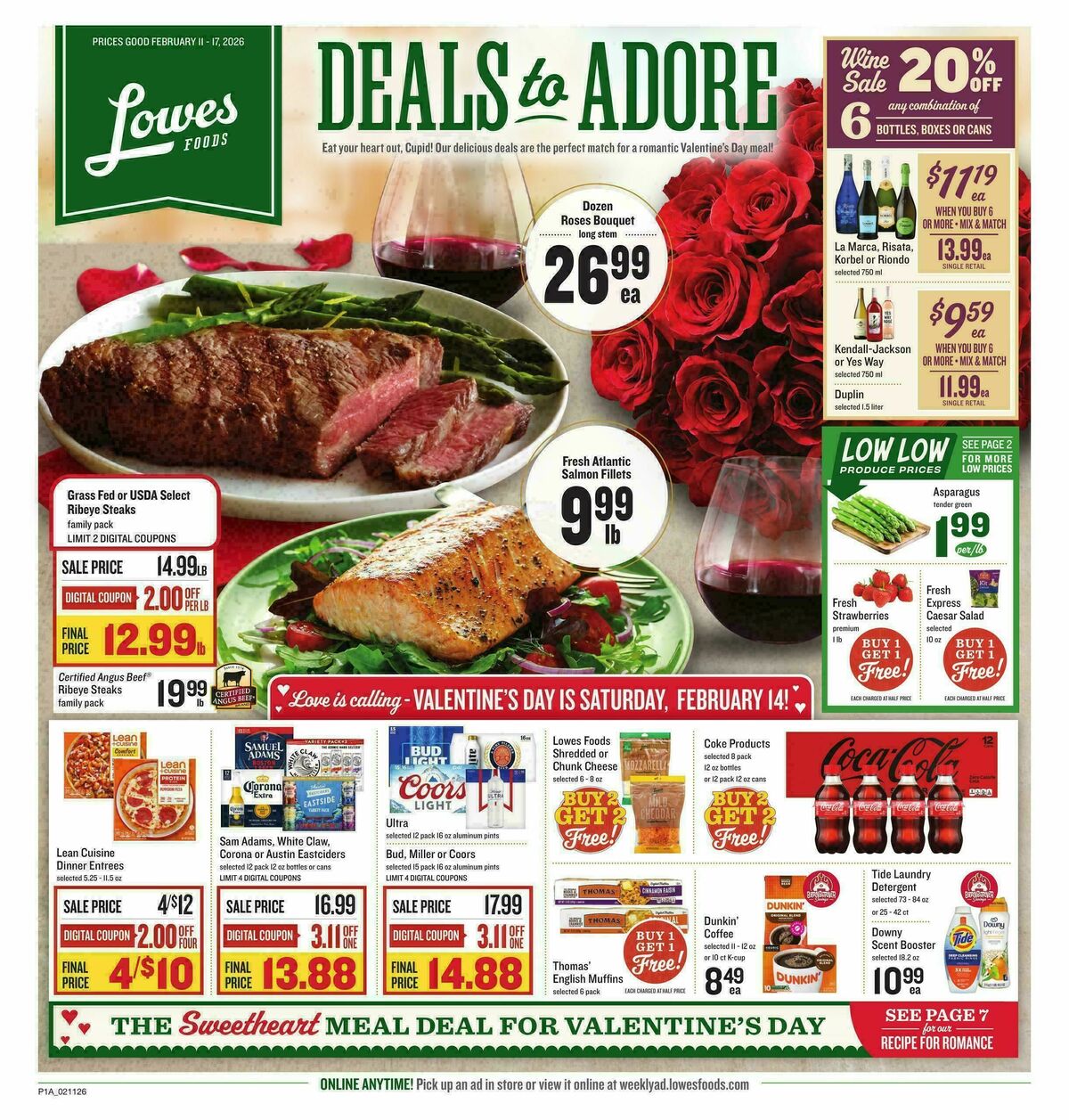 Lowes Foods Weekly Ad from February 11