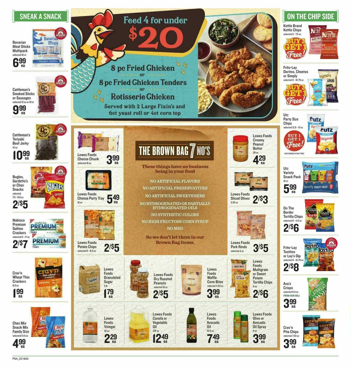 Lowes Foods Weekly Ad from February 18