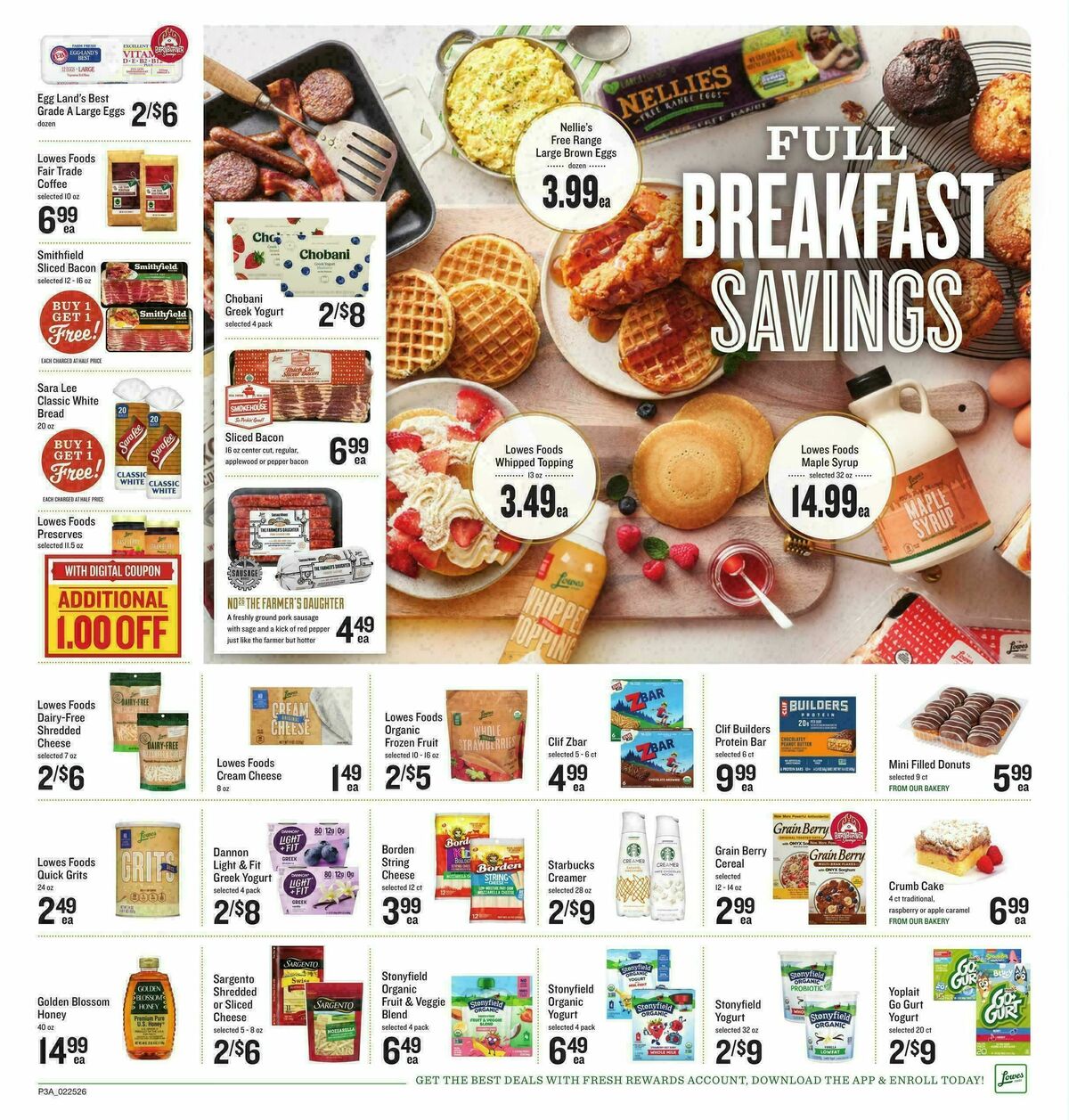 Lowes Foods Weekly Ad from February 25