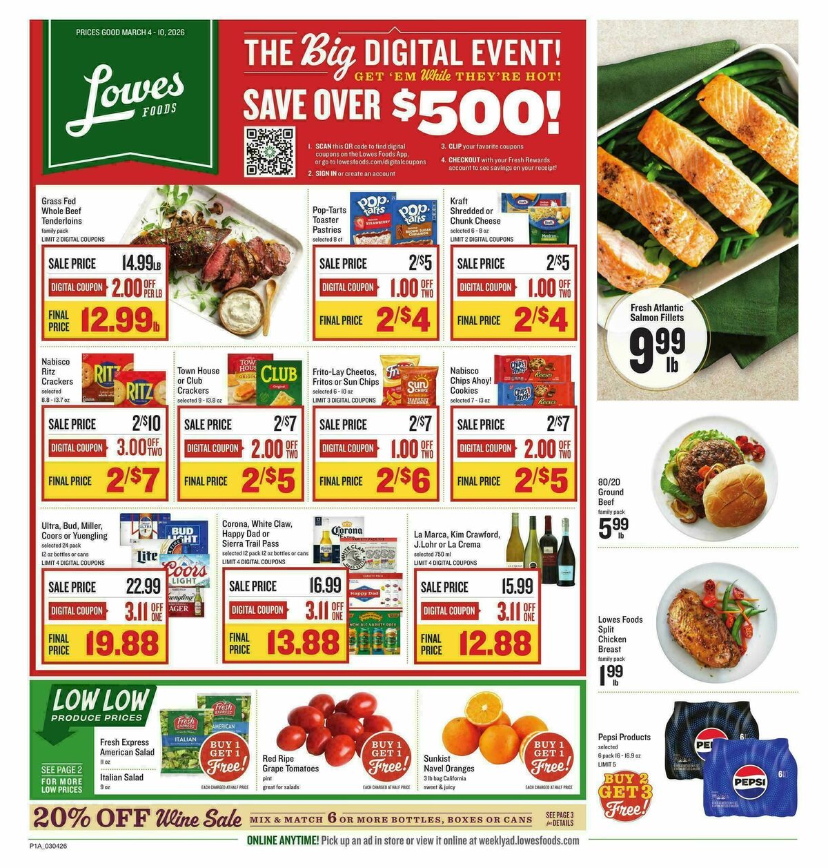 Lowes Foods Weekly Ad from March 4