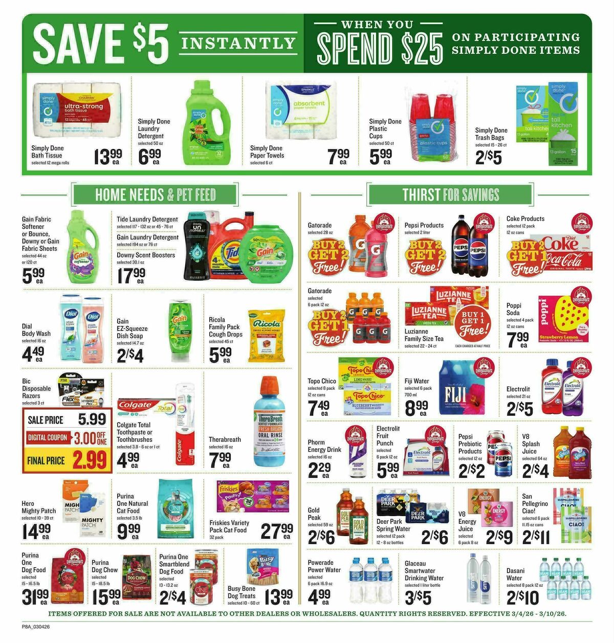 Lowes Foods Weekly Ad from March 4
