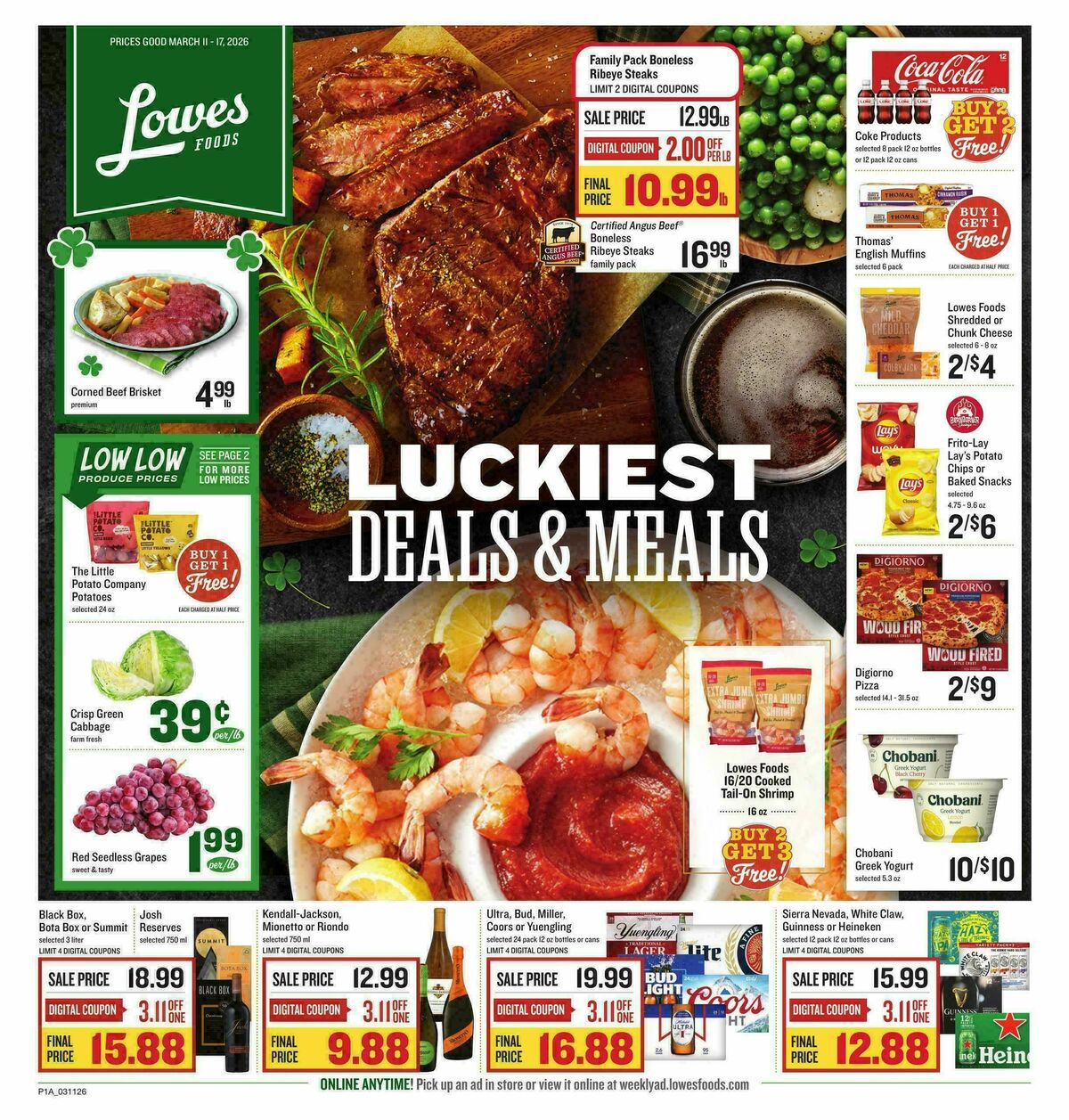 Lowes Foods Weekly Ad from March 11