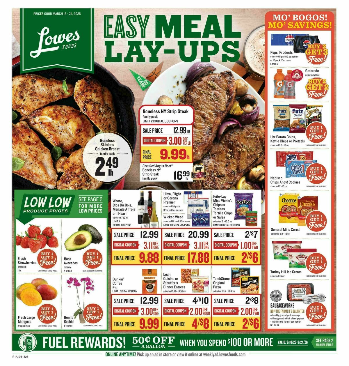 Lowes Foods Weekly Ad from March 18