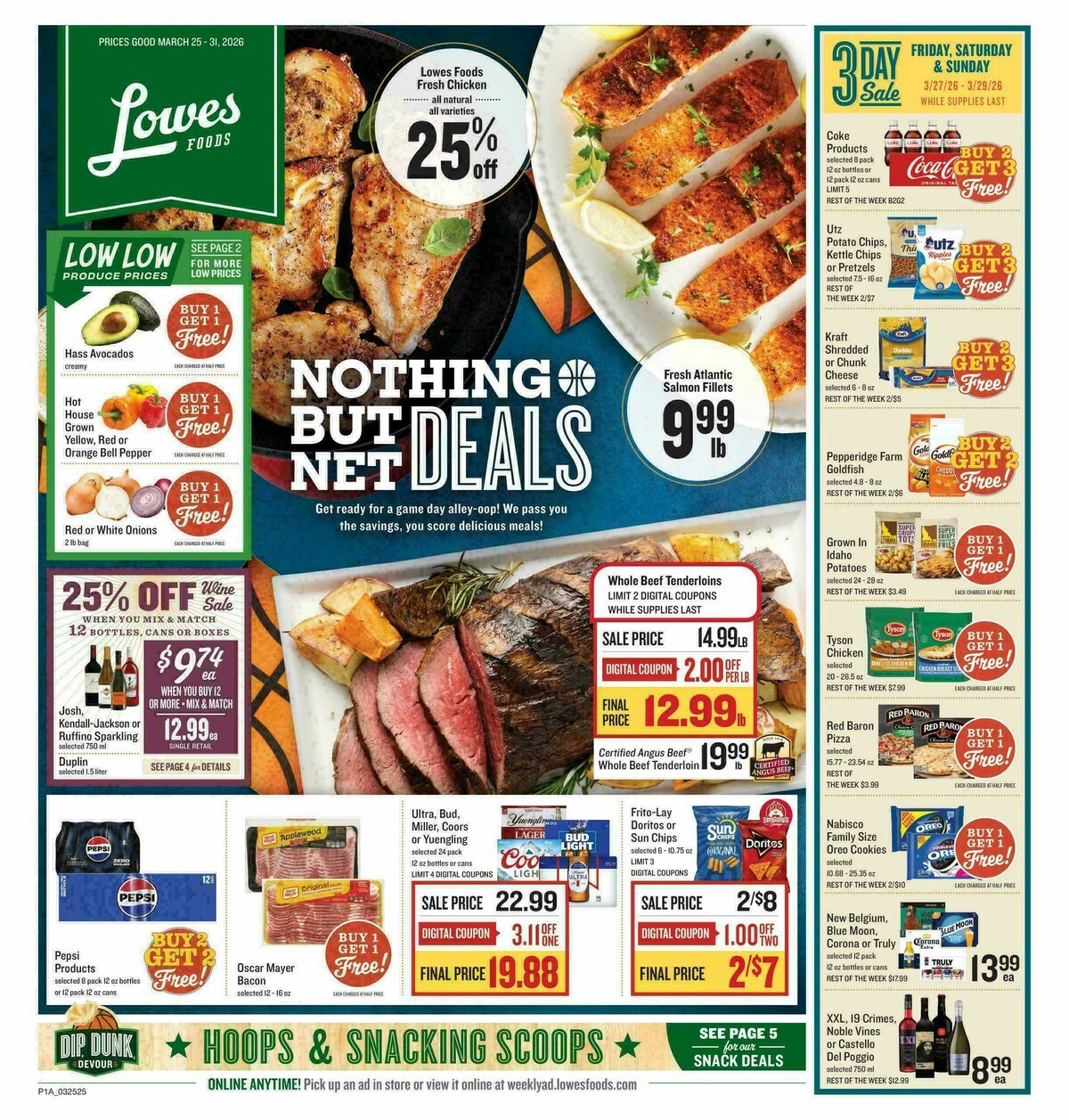 Lowes Foods Weekly Ad from March 25