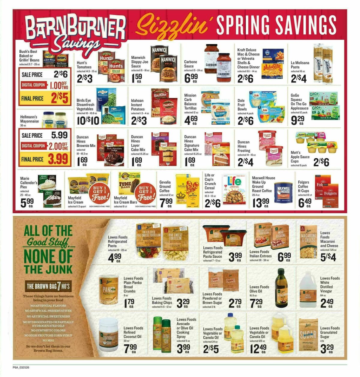 Lowes Foods Weekly Ad from March 25