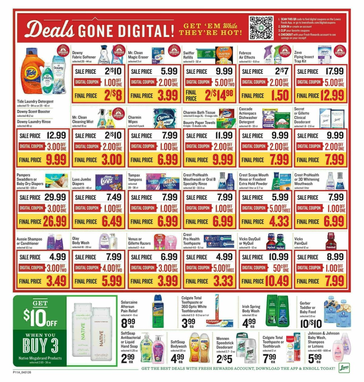 Lowes Foods Weekly Ad from April 1