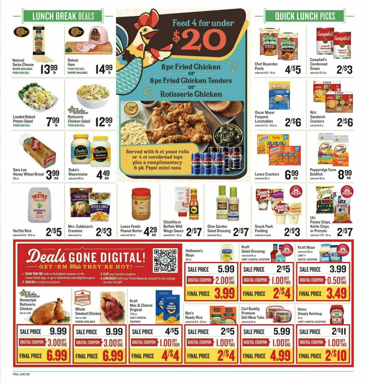 Lowes Foods Weekly Ad from April 1