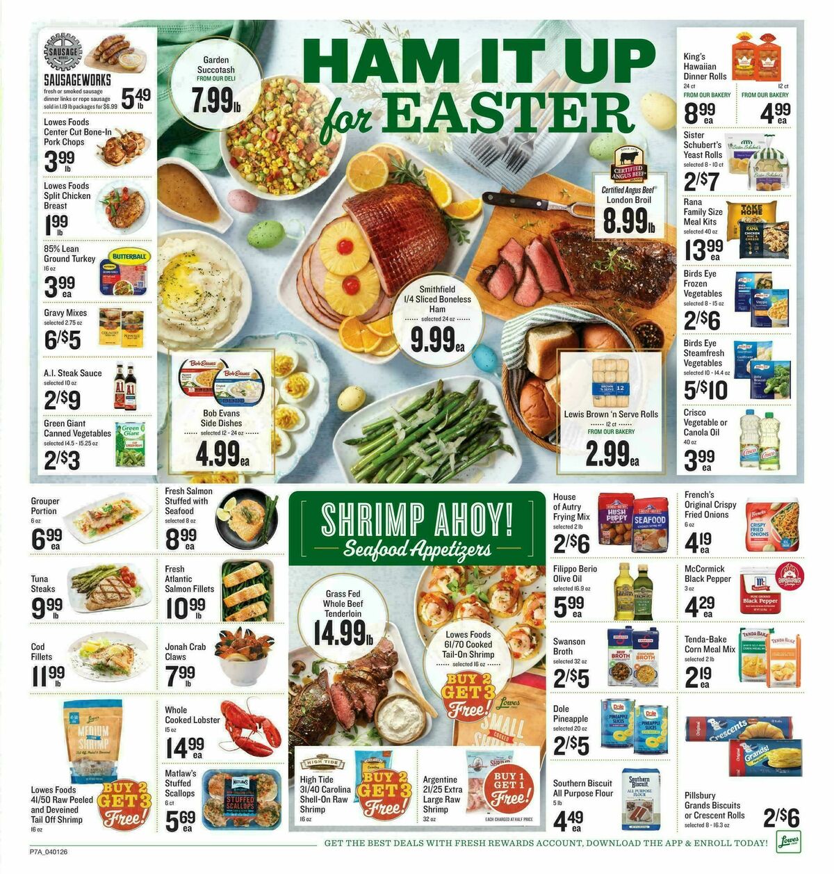 Lowes Foods Weekly Ad from April 1