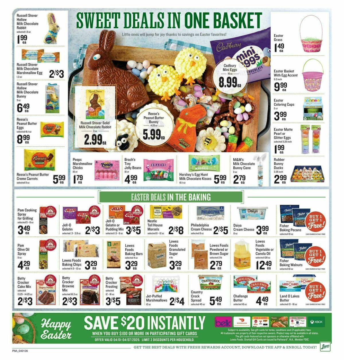 Lowes Foods Weekly Ad from April 1