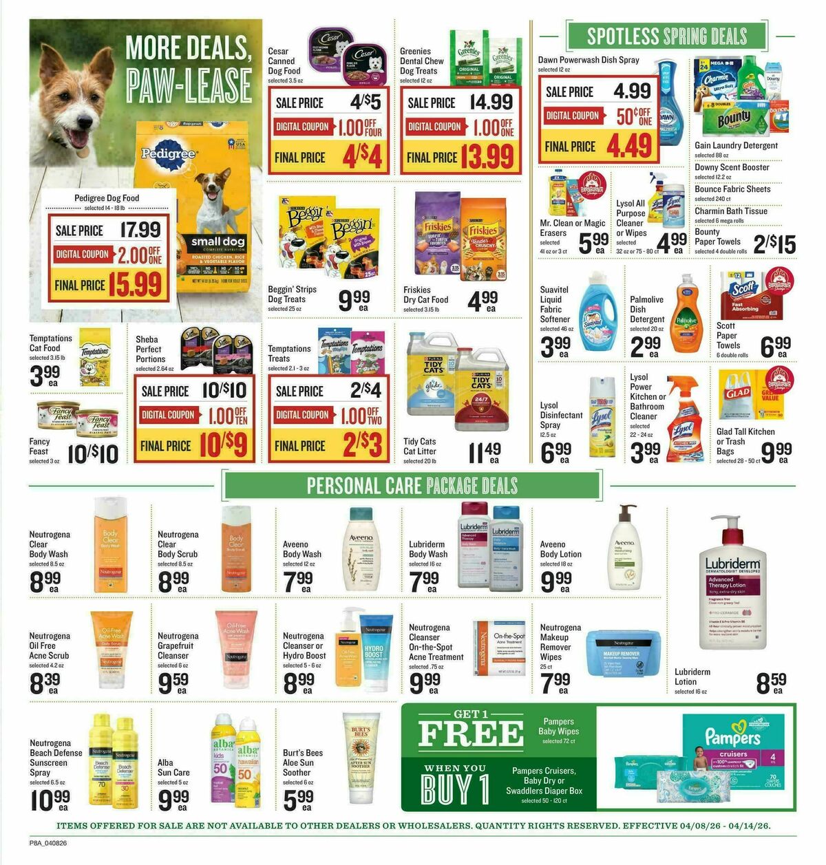Lowes Foods Weekly Ad from April 8