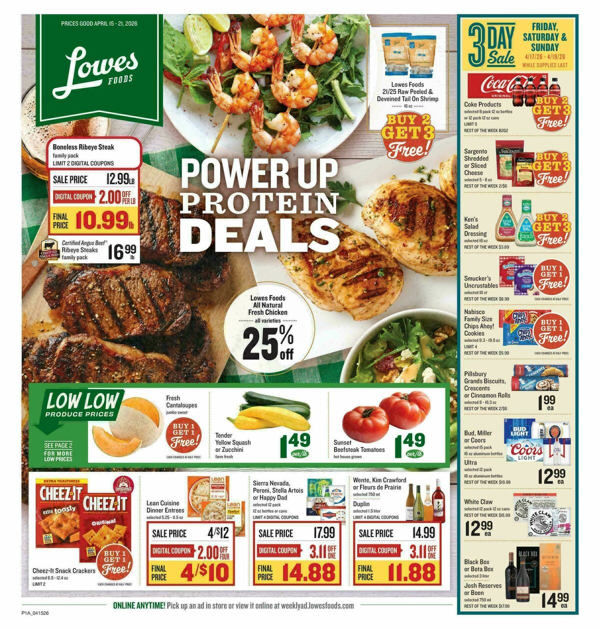 Lowes Foods Weekly Ad from April 15