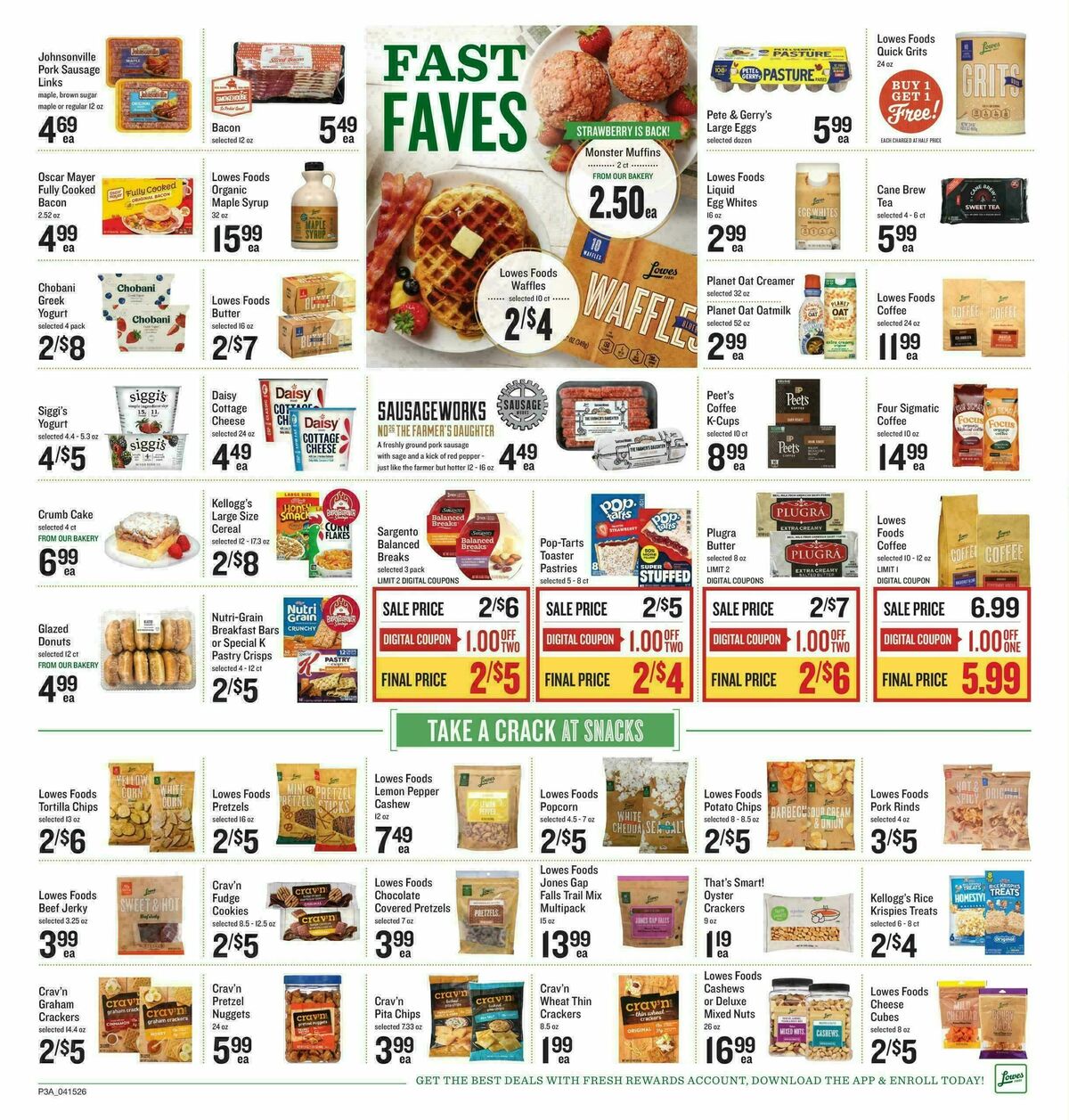 Lowes Foods Weekly Ad from April 15