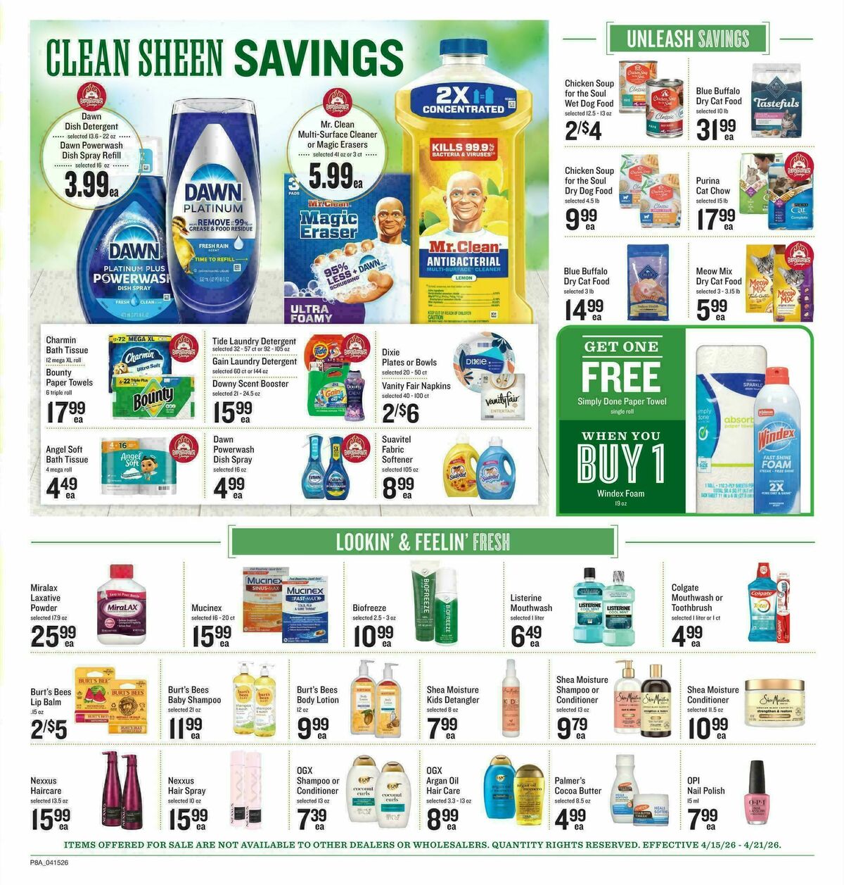 Lowes Foods Weekly Ad from April 15